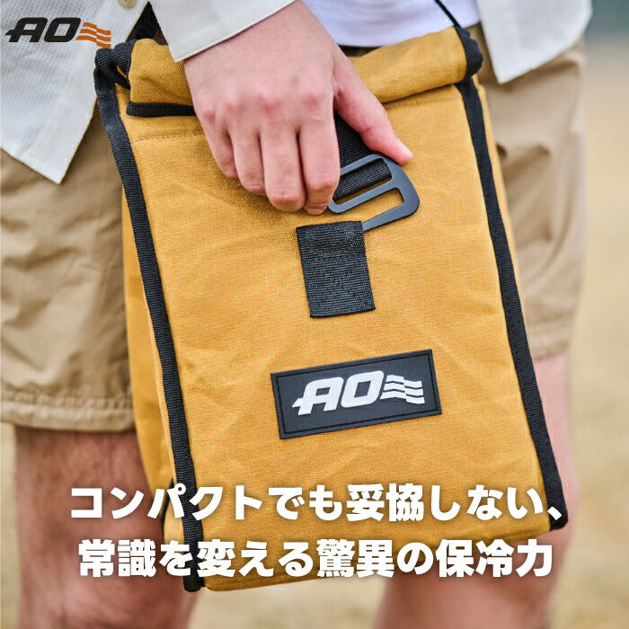 AO Coolers 5.7L ワックスドキャンバス クーラーバッグ 保冷5層構造