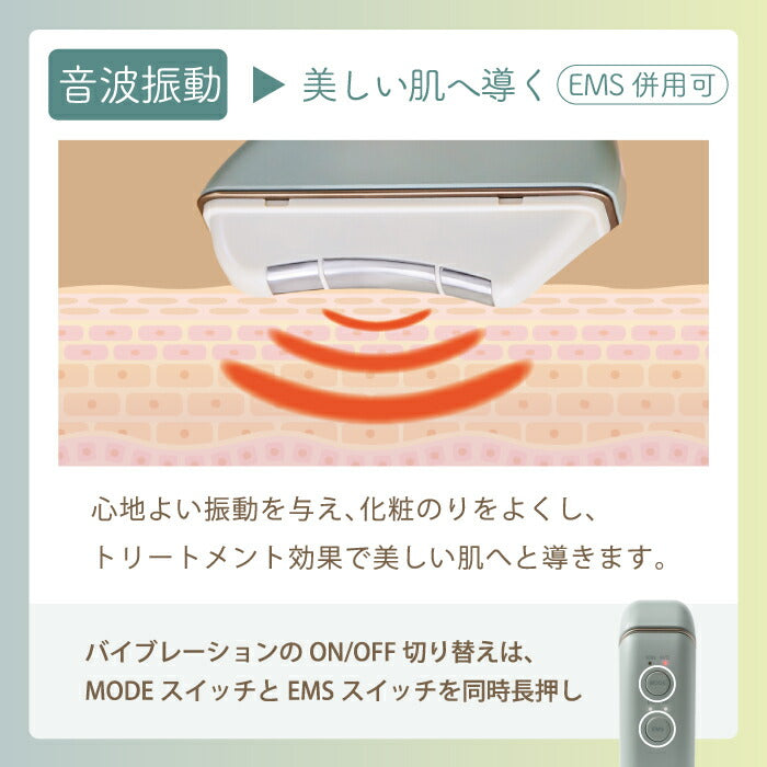 BRUNO 温冷EMS美顔器|表情筋ケア&イオン導入|防水・充電式・全身対応|選べる特典&ギフトにも◎