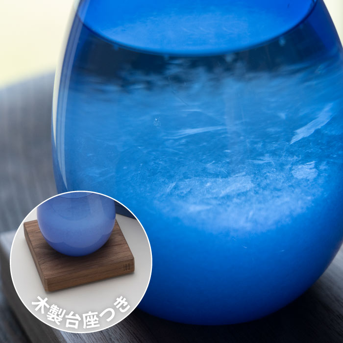【楽天ランキング受賞】しずく型が美しいTempo Drop。結晶の変化で天候を予測する癒しのインテリアグラス。ギフトにも最適!