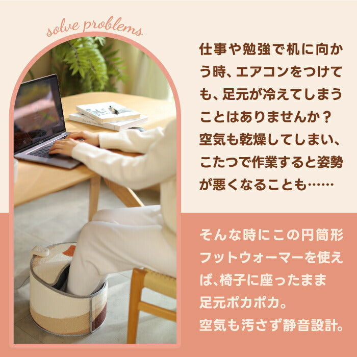 sothing ミニパネルヒーター 足元ぽかぽか 温度3段階 薄型静音デスクヒーター 省エネ・節電 冬の寒さ対策に最適