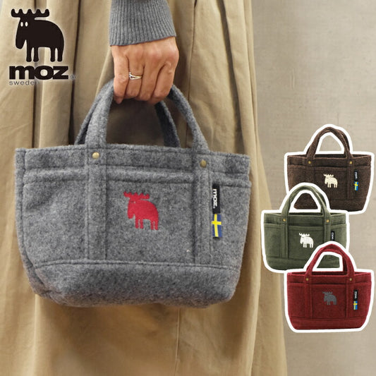 moz フェルトート mini 軽量 収納 小さめバッグ かわいい 北欧風 おしゃれ