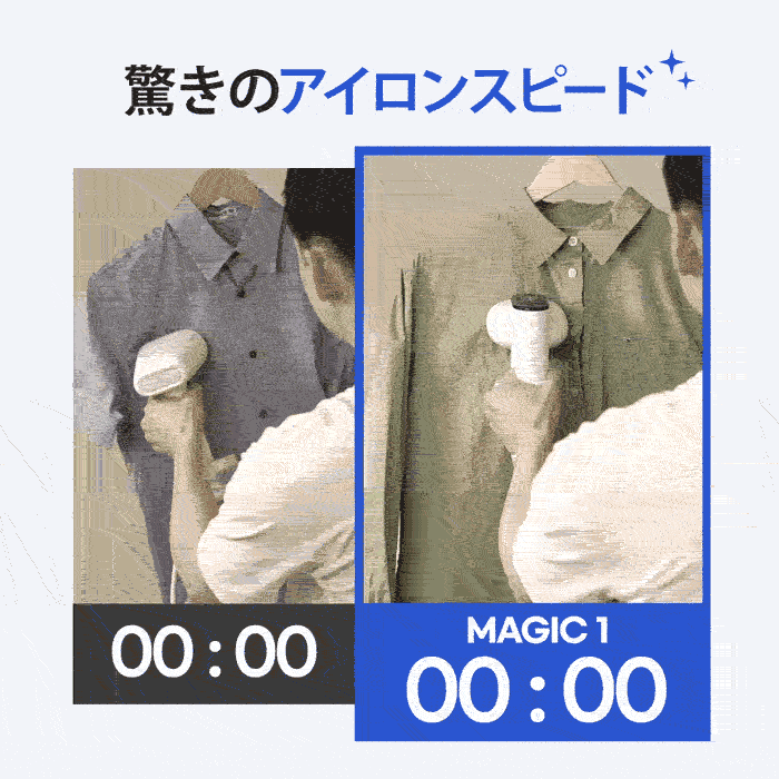 「Neakasa Magic 1 衣類スチーマー|真空吸着式・高温ミスト130℃・除菌消臭・軽量片手操作・旅行や出張に・選べる特典付」