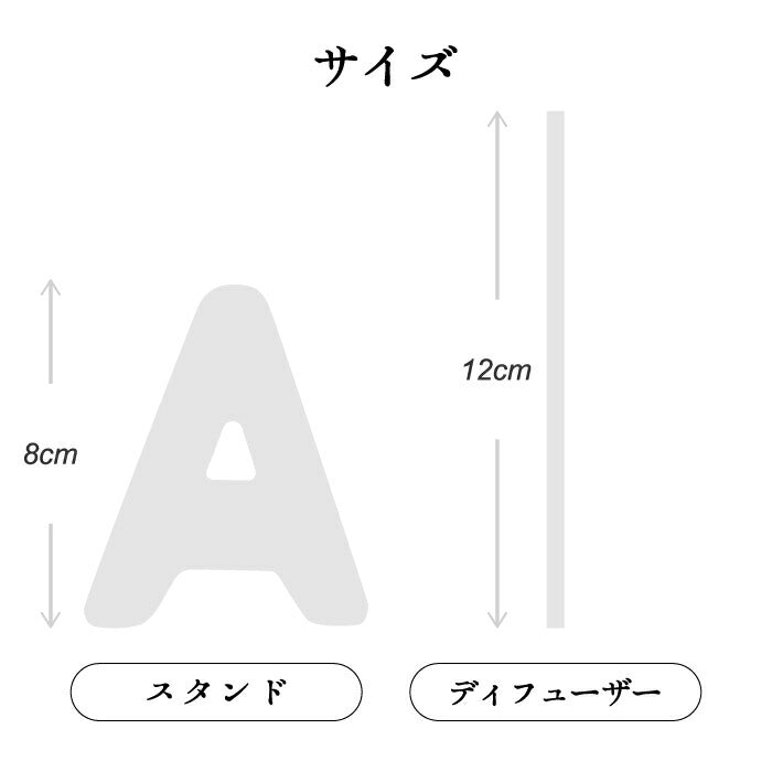 BOUTE イニシャル フレグランス ディフューザー セット | ハーバリウム ドライフラワー