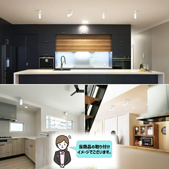 スポットライト 10W 75W相当 昼白色 ブラケットライト 直付け LED搭載