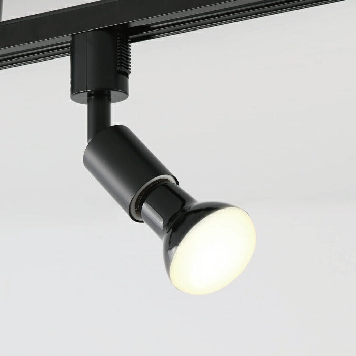 【2個セット】ダクトレール用 ダウンライト E26口金 LED電球付き 電球色 6.5W 50W形相当