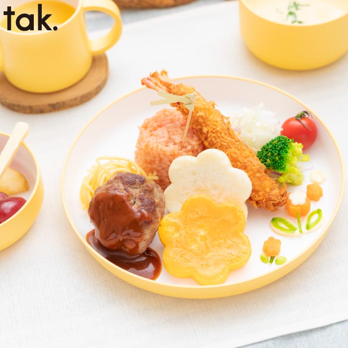 【楽天ランキング入賞】tak ベビー食器 日本製 キッズプレート 電子レンジ対応 出産祝いに最適