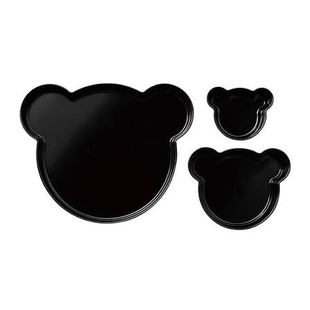 子供用食器セット 3点セット お食い初め 食器セット 漆塗り プレート ボウル tak キッズディッシュ ハレ ベア お皿 プレゼント おしゃれ 離乳食 日本製 桐箱入り 割れない クマ型 抗菌 出産祝い 七五三 正月 ひな祭り 節句行事 赤ちゃん キッチン
