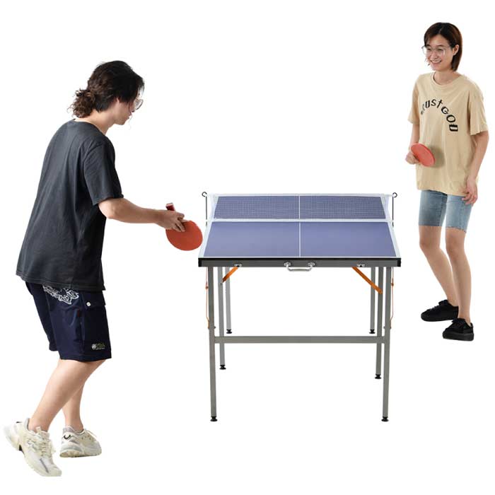 【楽天1位】折り畳み卓球台セット|ラケット・球・ネット付 組立不要&収納簡単で室内外OK!