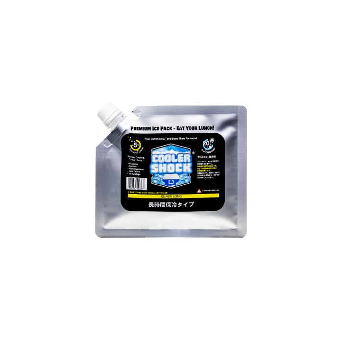 保冷剤 最強 長時間 クーラーショック スーパーロング COOLER SHOCK SUPER LONG S M L ソフトタイプ フラット 繰り返し -5℃ クーラーボックス用 アイスパック 氷点下 キャンプ アウトドア BBQ 釣り 保冷パック 強力 買い物 防災 生鮮 熱中症対策