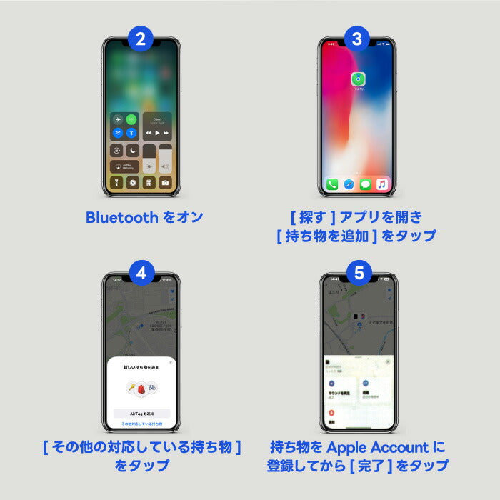 スマートタグ カード型 Apple対応 紛失防止 超薄型 防水 特典付 ワイヤレス充電式