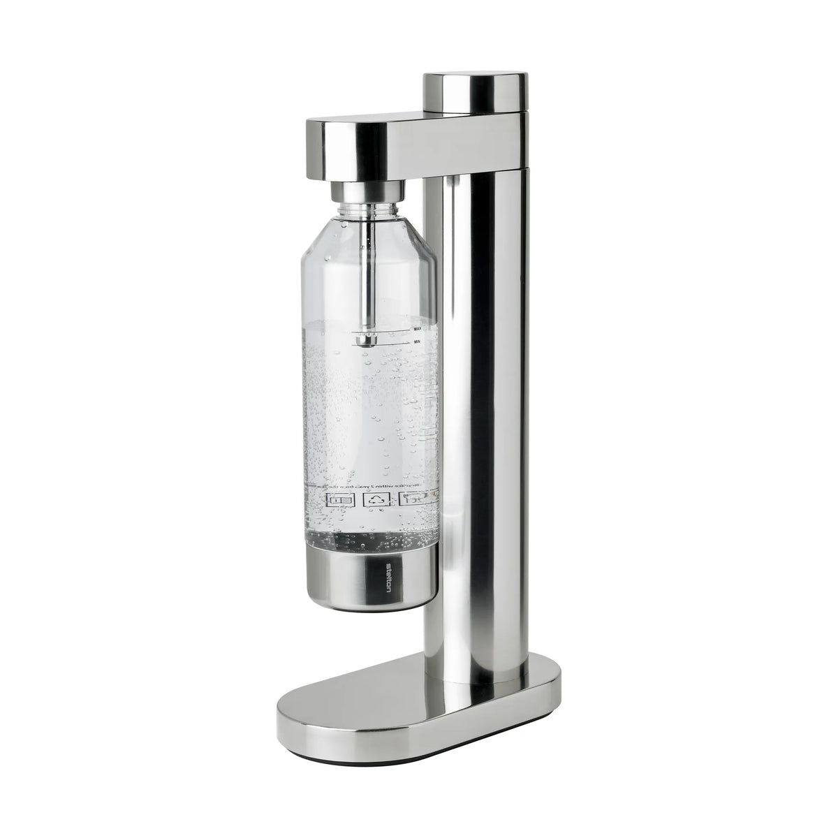 Stelton 炭酸水サーバー 薄型 スリム 炭酸注入 炭酸水メーカー 卓上 おしゃれ 専用ボトル付き 小型 コンパクト オフィス用 ドリンクメイト対応 ガスシリンダー別売 スタイリッシュ 北欧 ソーダメーカー キッチン用品 家庭用 プレゼント ギフト
