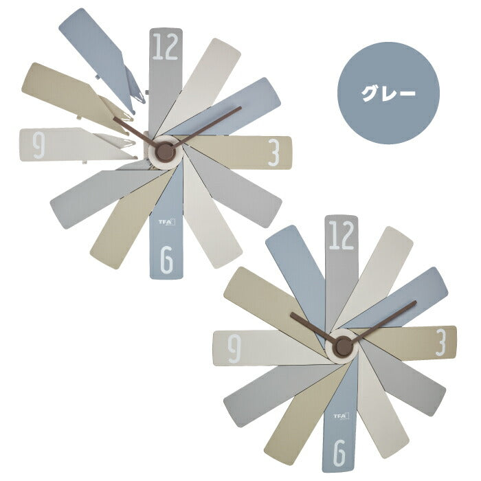 TFA DIY壁掛け時計 CLOCK IN THE BOX 静音アナログ 特典付 北欧デザイン