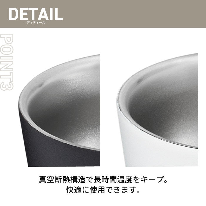 【正規品】スタンレー デミタスカップ 65ml 真空断熱 エスプレッソカップ ステンレス 保温 保冷 食洗機対応 マット加工 | STANLEY