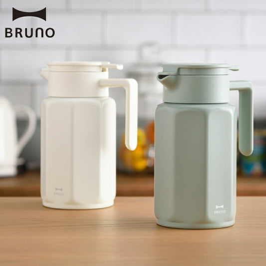 BRUNO | ブルーノ ステンレス保温ポット 0.75L|ミルク缶風デザイン 真空断熱 おしゃれ雑貨
