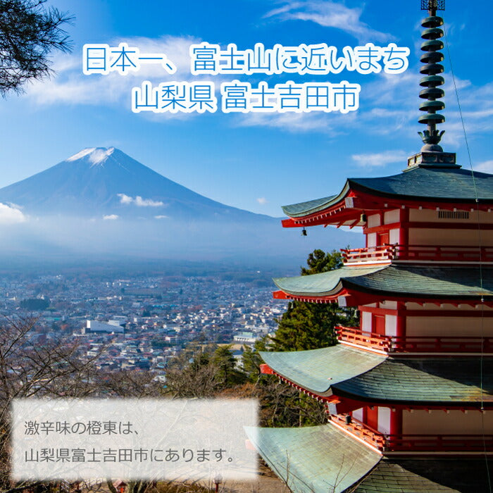 【産地直送】富士吉田 すりだね 橙東 「激辛味せっと」 調味料 七味 ラー油 豆板醤 ギフト