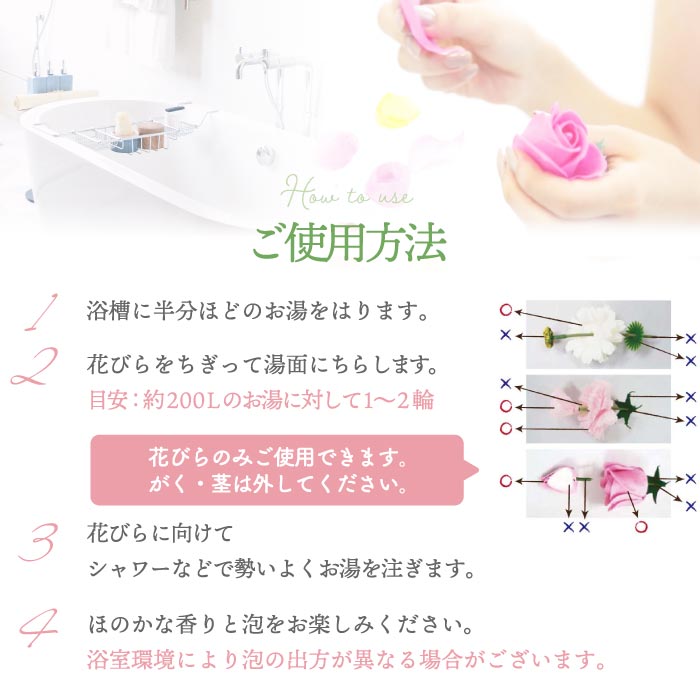 ソープフラワー入浴剤 箱入りバスフレグランス 母の日ギフトに最適 おしゃれで可愛い