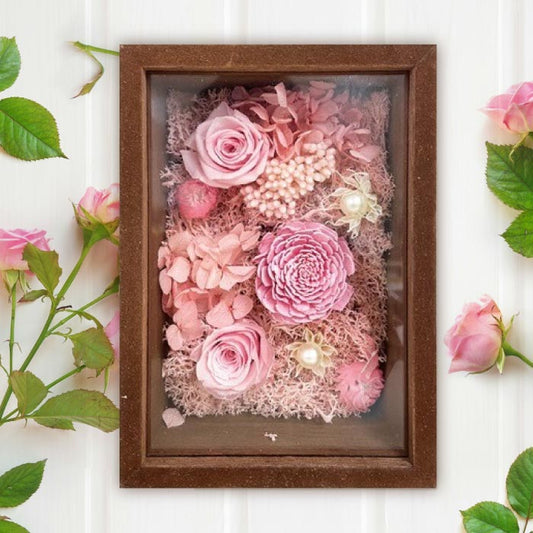 枯れない薔薇のプリザーブドフラワーBOX 母の日や誕生日ギフトに最適◎