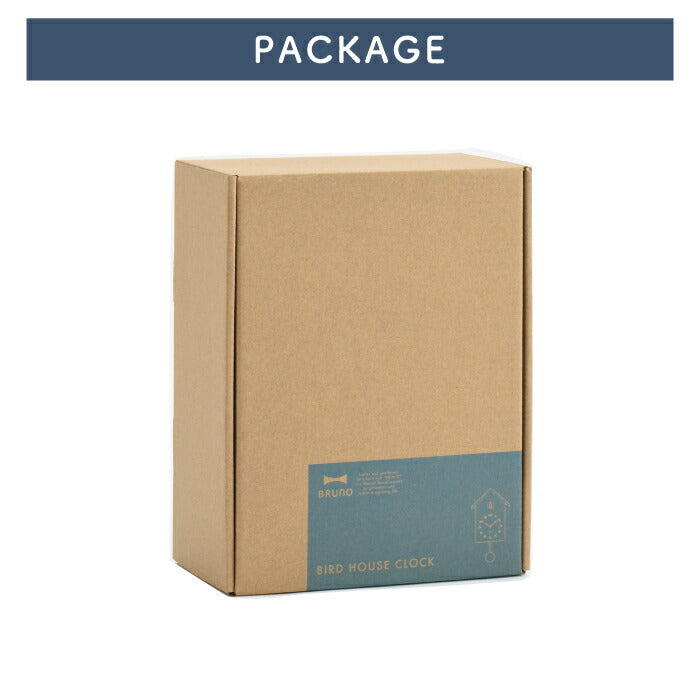 【楽天1位】BRUNO 鳩時計 バードハウスクロック｜置掛両用・北欧風・かわいい時計
