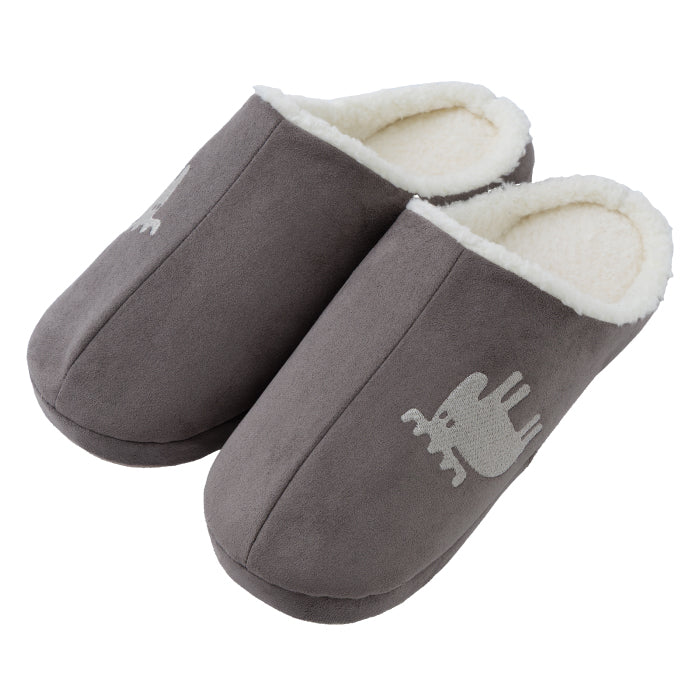 ルームシューズ moz モズ ボアスリッパ ボアルームシューズ あったか もこもこ 北欧 エルク 冬用 防寒 暖かい ふわふわ 冷え対策 滑り止め 洗える 手洗い おしゃれ かわいい メンズ レディース ペア M L 来客用 室内 スリッパ 新生活 プレゼント ギフト シンプル デザイン