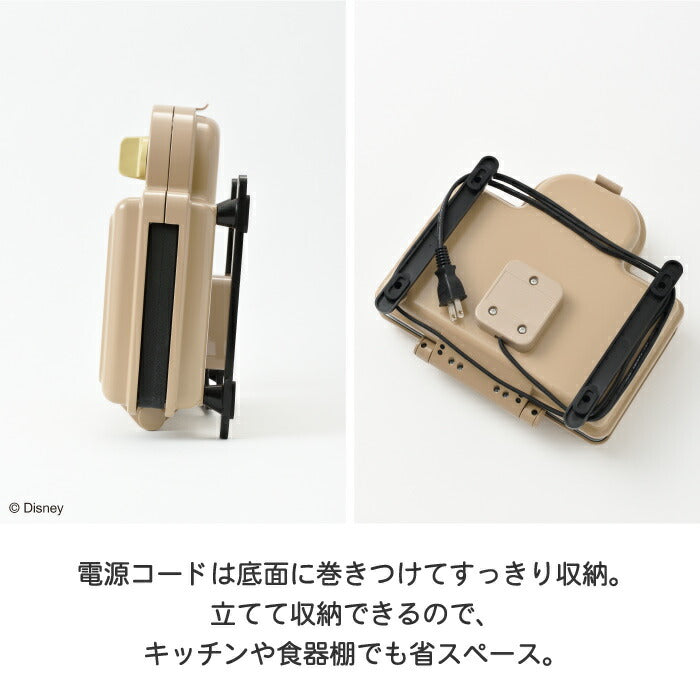 ディズニー BRUNO ホットサンドメーカー ダブル 両面焼き タイマー付 おしゃれ