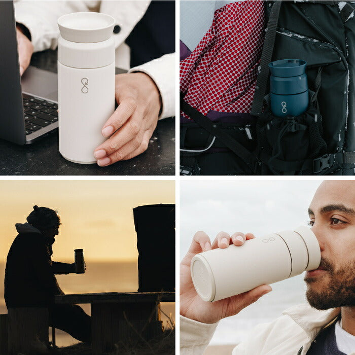 Ocean Bottle オーシャンボトル BREW COFFEE FLASK 350ml 真空断熱 コーヒーボトル ステンレスボトル マグボトル タンブラー 保温 保冷 真空ボトル 水筒 360度キャップ 漏れない マイボトル 持ち運び サステナブル 海洋プラスチック エコ 食洗機対応 おしゃれ 通勤 オフィス