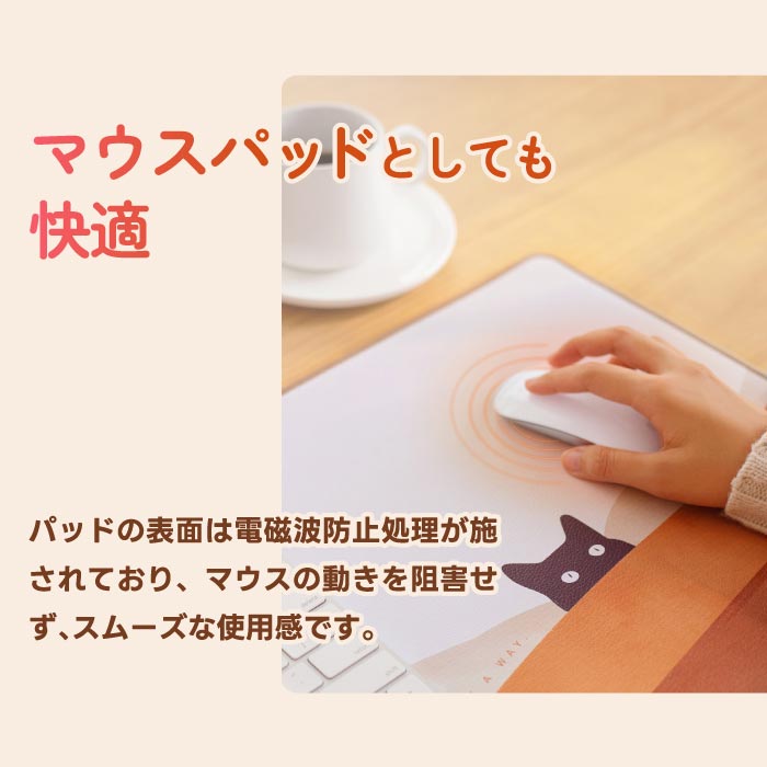 SOTHING ホットテーブルマット 大型 速暖 USB給電 薄型 静音 省エネ 指先あったか