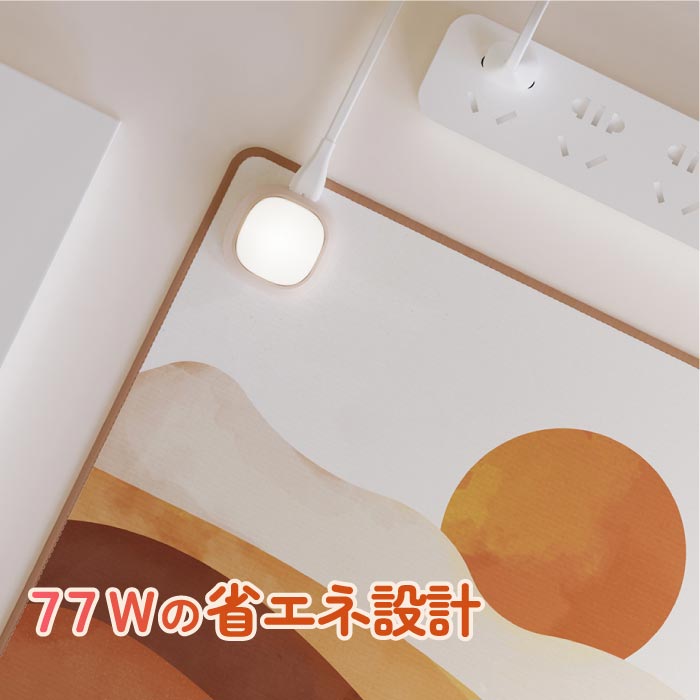 SOTHING ホットテーブルマット 大型 速暖 USB給電 薄型 静音 省エネ 指先あったか