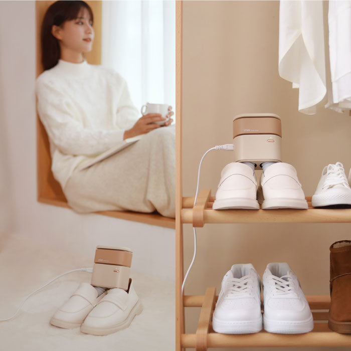 【タイマー付】sothing 熱風靴乾燥機 消臭・除菌対応 小型シューズドライヤー 梅雨・雪対策に