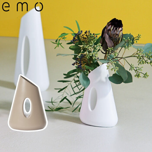 軽量emo フラワージャグベース 500ml 卓上花器 水差し兼用 おしゃれ 北欧 かわいい ギフト