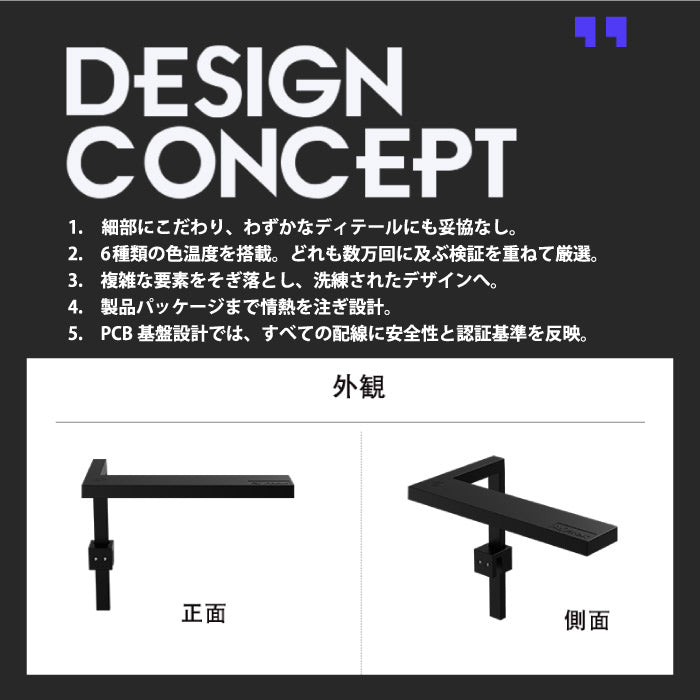 水槽用LEDライト 高輝度フルスペクトル 防水IP63 小型・薄型 調光6モード搭載 水草・観賞魚育成に最適 おしゃれ照明