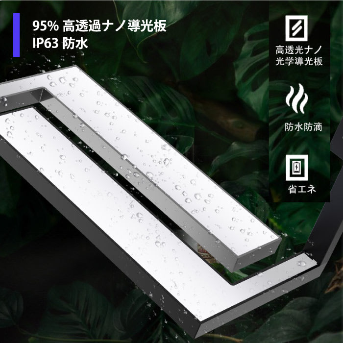 水槽用LEDライト 高輝度フルスペクトル 防水IP63 小型・薄型 調光6モード搭載 水草・観賞魚育成に最適 おしゃれ照明