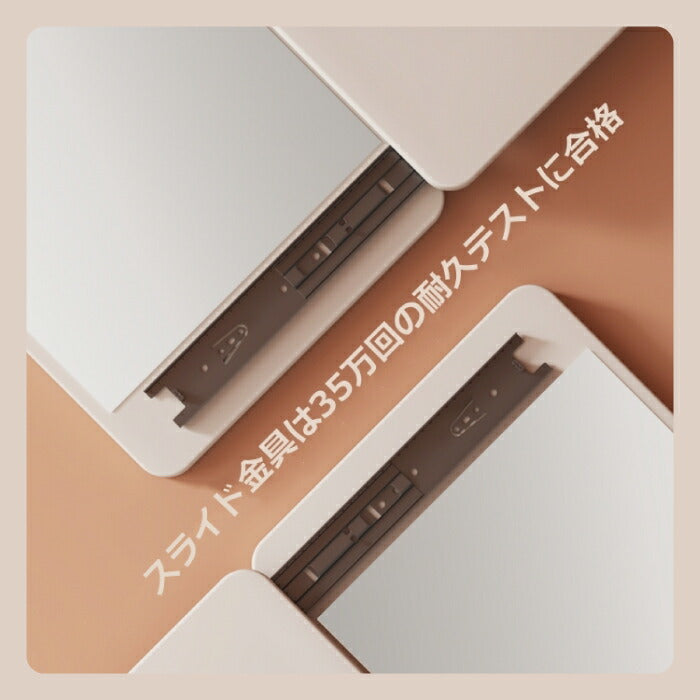収納付き壁掛け全身鏡 40×120cm｜隠せる有孔ボード付・スリム＆おしゃれな2WAYミラー
