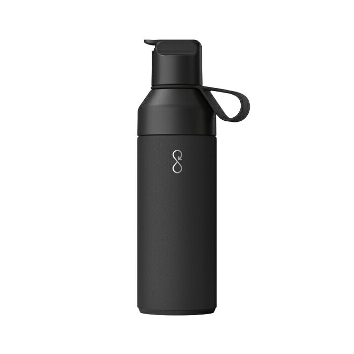 Ocean Bottle オーシャンボトル GO SPORTS 500ml 真空断熱 ステンレスボトル ストロー付き スポーツボトル マイボトル 水筒 保温 保冷 直飲み 漏れない フリップキャップ サステナブル 海洋プラスチック エコ 食洗機対応 おしゃれ 通勤 通学 ジム アウトドア ギフト 新生活