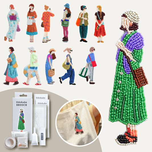 【楽天1位】MIYUKI ビーズブローチ手作りキット 初心者向け 刺繍 ハンドメイド おしゃれ かわいい ギフトに最適