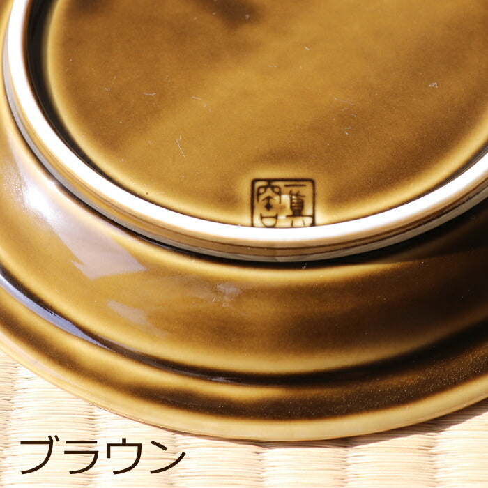【波佐見焼 一真窯】Wave 15cm丸皿4色セット おしゃれ 和食器 ギフト 新生活 送料無料