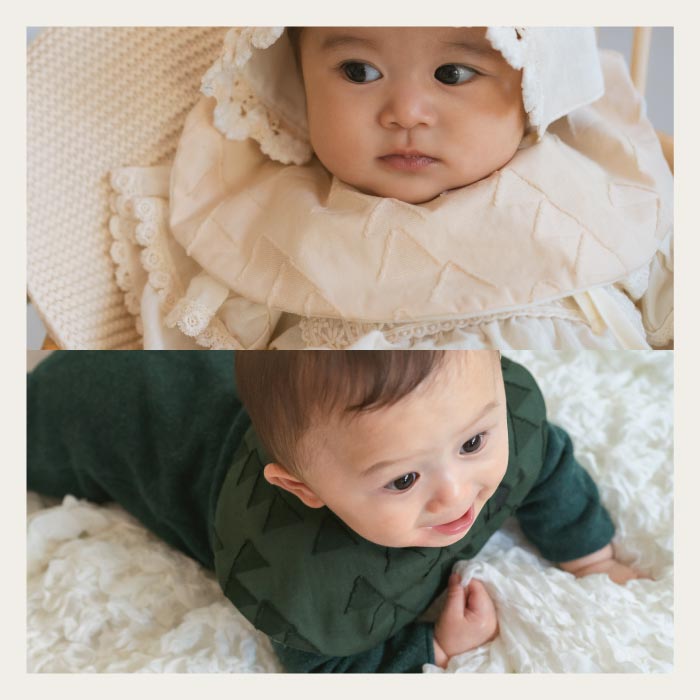 おむつケーキ 出産祝い ジャガードスタイ＆ラトル付 男女兼用 日本製 ギフト