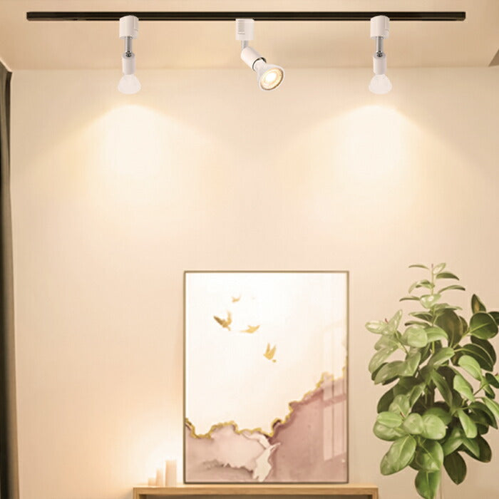 【2個セット】ダクトレール用 ダウンライト E11口金 LED電球付き 電球色 5.5W 35W形相当