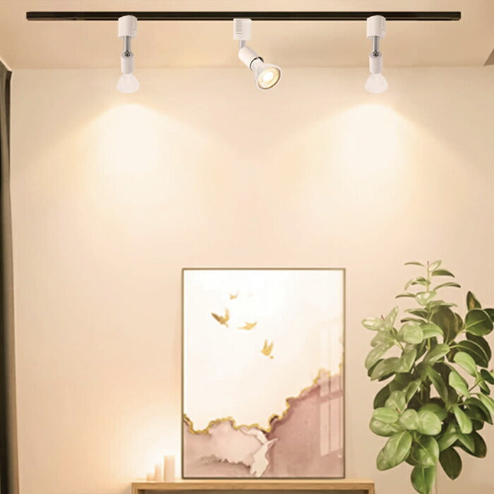 【2個セット】ダクトレール用 ダウンライト E11口金 LED電球付き 電球色 6W 50W形相当