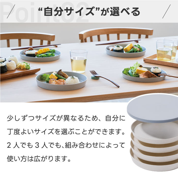 tak フィットディッシュ プレートセット 4個 日本製 蓋付 入れ子式 重なる器 省スペース 電子レンジ 食洗機対応 コンパクト収納 BPAフリー 安全 キャンプ アウトドア ピクニック ギフト