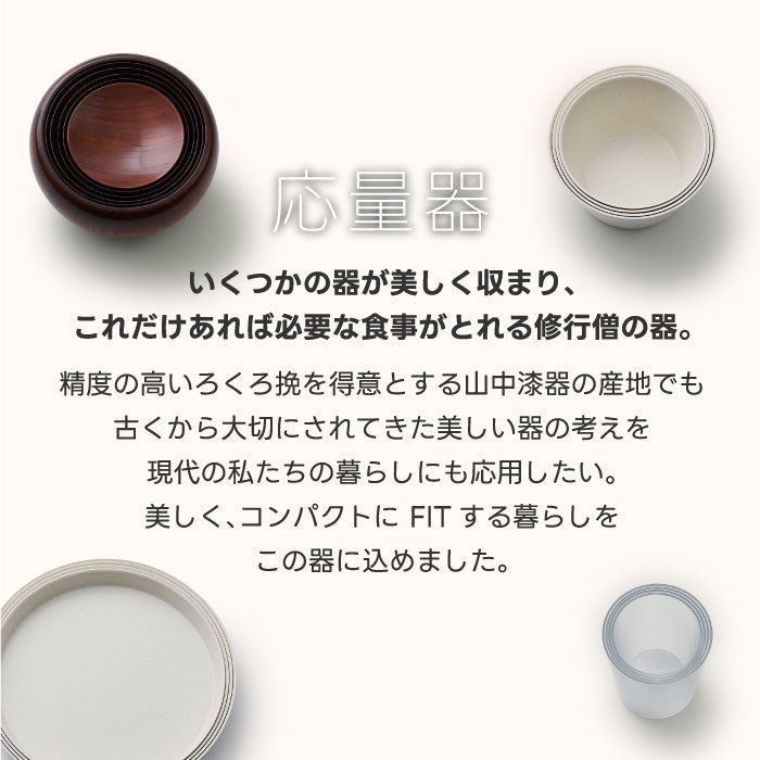 ak フィットディッシュ 食器セット 12点 3種 日本製 蓋付 ギフトボックス 入れ子式 スタッキング タンブラー ボウル プレート 電子レンジ 食洗機対応 北欧風 おしゃれ