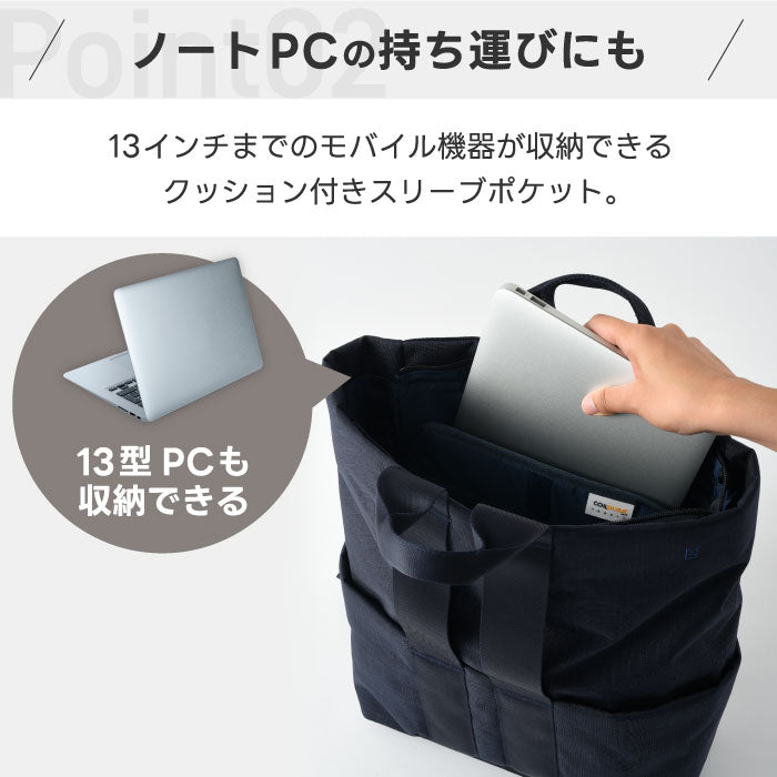 MILESTO STLAKT バックパック Mサイズ 13インチPC対応 2WAY 撥水 防犯 軽量 大容量 トート兼リュック キャリーオン対応 ビジネス 旅行 出張 通勤 通学 メンズ レディース おしゃれ