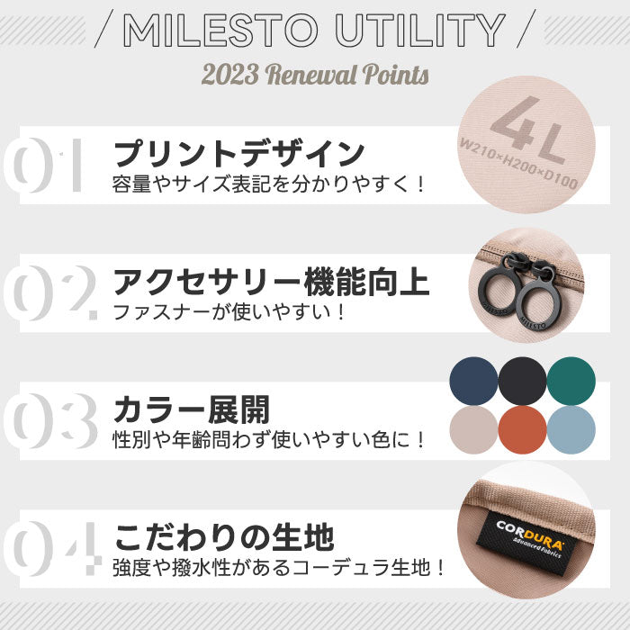 MILESTO バスルームオーガナイザー 4L 吊り下げ 撥水 トラベル 洗面 メイク 軽量 仕分け収納 メッシュポケット 化粧水対応 フック付 アメニティケース 旅行 出張 おしゃれ ギフト