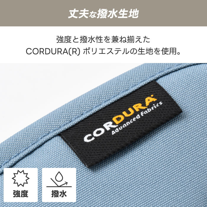 MILESTO ハンギングオーガナイザー 2L 撥水 CORDURA素材 旅行用 仕分けポーチ 吊り下げ トラベル 化粧 ガジェット収納 コンパクト 出張 アウトドア おしゃれ ギフト