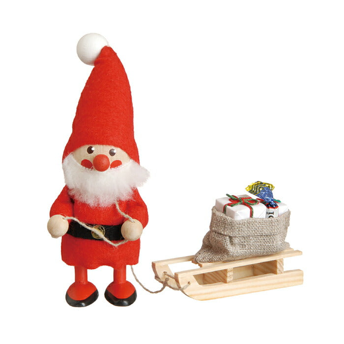 ノルディカニッセ Nordika nisse 木製人形 妖精 ニッセ 北欧雑貨 かわいい クリスマス サンタ ギフト プレゼント インテリア 置物 おしゃれ デンマーク ハンドメイド オブジェ ナチュラル キャラクター 幸せを運ぶ エストニア そり クリスマス飾り