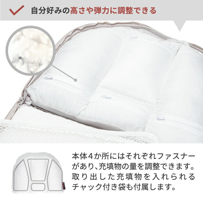 オレゴニアンキャンパー キャンプ 枕 まくら プレミアム じぶんまくら ピロー 設計監修 ピロー アウトドア キャンプ 防災 災害用 寝具 わた パフ チップ 硬さ調節 高さ調節 防水透湿性専用カバー付 丸洗い Oregonian Camper ピクニック 旅行 非常用
