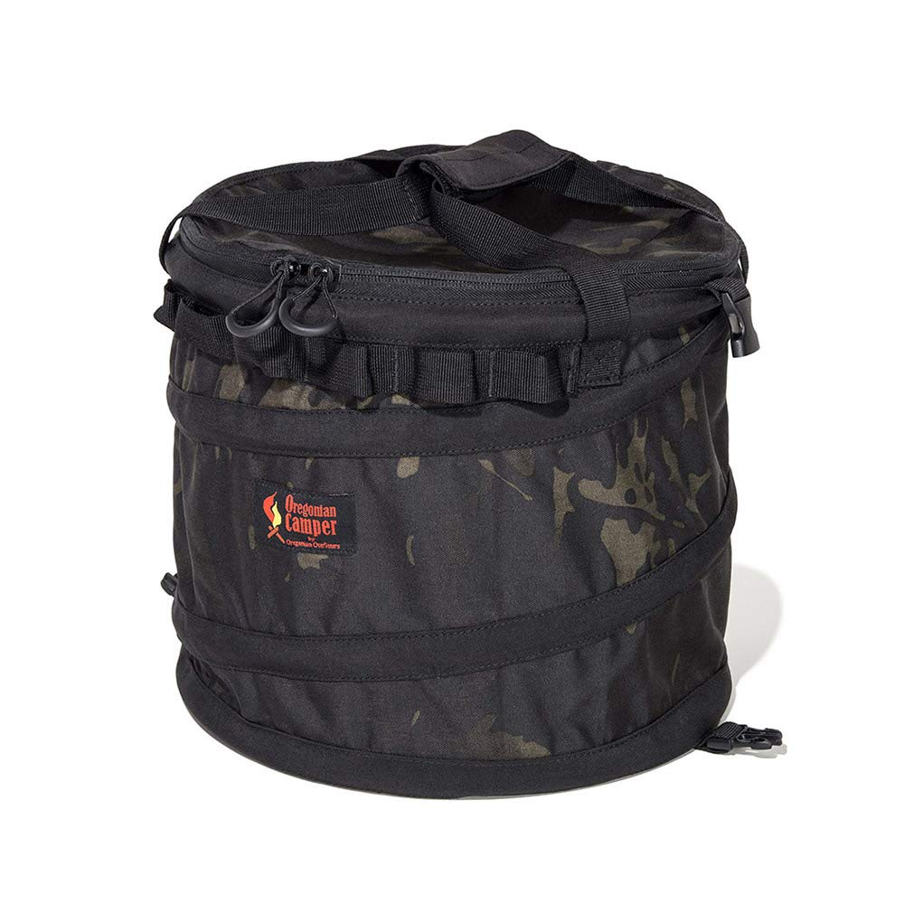 オレゴニアンキャンパー ポップアップ トラッシュボックス Sサイズ 20L 折りたたみ 防水 軽量 Oregonian Camper キャンプ用ゴミ箱 分別スナップ付き ごみ袋固定機能付き ダストボックス 収納ボックス φ30×27cm アウトドア