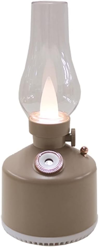 超音波式加湿器 充電式 コードレス PAFBY パフビー オイルランプスタイル 加湿器 LEDライト おしゃれ 静音 280ml オイルランプ風 レトロ デザイン 北欧風 コンパクト 卓上 ポータブル 乾燥対策 潤い 冬家電 プレゼント 新生活