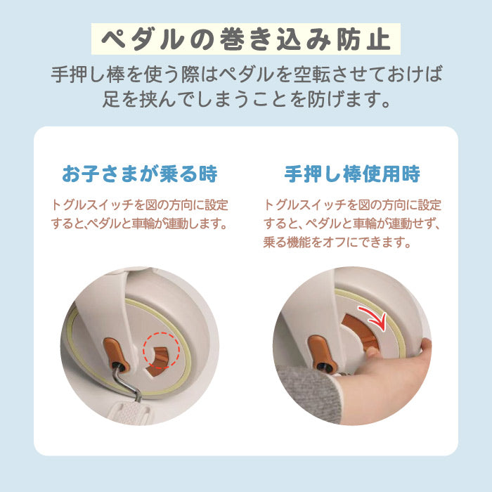 折りたたみ式子供用三輪車 7in1 手押しOK 1歳〜6歳対応 軽量 コンパクト 誕生日ギフトに◎