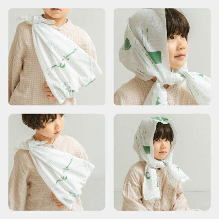 防災士監修・日本製てぬぐい｜綿100％大判ガーゼ・多機能＆かわいい