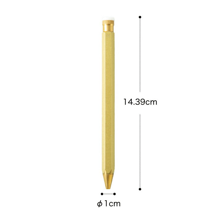 ボールペン用 芯ホルダー Pencillest ペンシレスト ペンレスト ボールペン フリクション ペン 鉛筆の形 筆記用具 文房具 真鍮 重厚感 高級 卓上 ボールペン 文具 オフィス 収納 ステーショナリー ゴールド ブラス brass シンプル おしゃれ ギフト